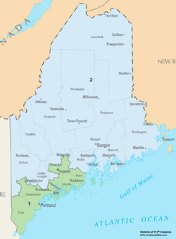 Maine Congressional Districts, 113th Congress