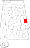 Map of Alabama highlighting Chambers County.svg