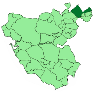 Location of Olvera