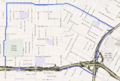 Map of the Pico-Union neighborhood of Los Angeles, California