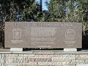 Marshall George H Williams Memorial, Long Prairie, Minnesota