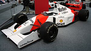 McLaren MP4-7 left Honda Collection Hall