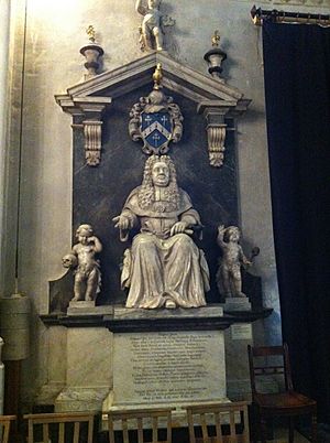 Memorial to James Reynolds in St Edmundsbury Cathedral