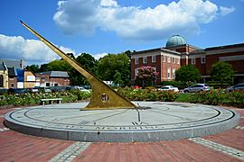 Morehead Planetarium Sundial