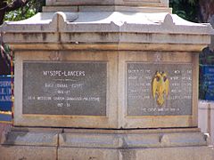 Mysore Lancers Memorial (Closeup), Bangalore