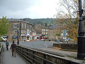 Pateley Bridge from the bridge - geograph.org.uk - 353541
