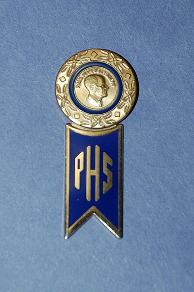 PaulHarrisFellowPinAndSocietyHanger