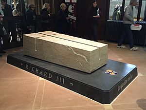 Picture of Richard III's new tomb