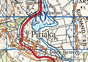Piriaka map Sheet N101 1972