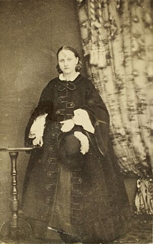 Portrait photograph of Fanny Churberg