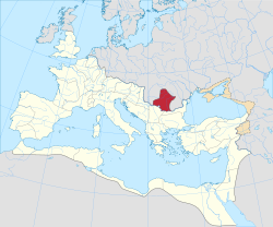 Location of Dacia