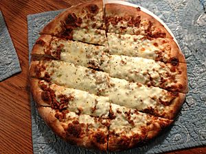 Sausage pizza from Harris Pizza (Davenport, Iowa location)