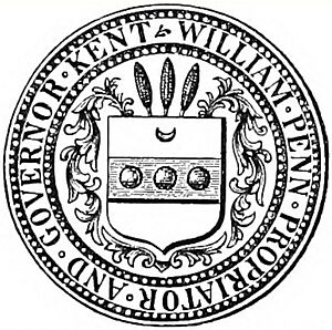 Seal of Kent County Delaware 1683