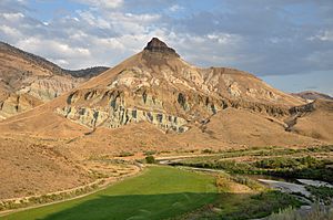 Sheep Rock near sunset