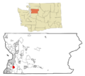 Snohomish County Washington Incorporated and Unincorporated areas Mill Creek Highlighted