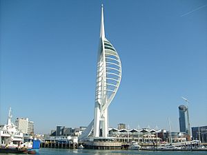 Spinnaker Tower from the Gosport Ferry