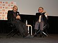 Stanley Donen (left) interviewed by Mike Nichols