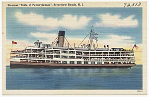 Steamer 'State of Pennsylvania', Riverview Beach, N. J. Tichnor Card.jpg