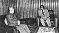 Suharto and Mahathir Mohamad in Bina Graha, Jakarta