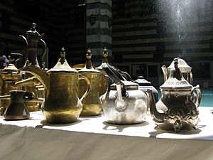 Syria, Damascus, Dallah, Arabic teapots
