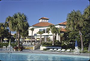 The Cloister Hotel on Sea Island in 1990