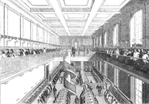 The General Post-Office -The Letter-Carriers Office 1844 ILN 1844