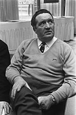 Trainer Jock Stein van Celtic in het Hiltonhotel, Bestanddeelnr 924-3395