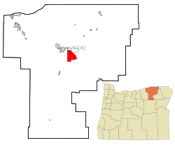 Location of Tutuilla, Oregon