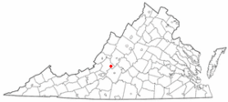 Location of Buchanan, Virginia