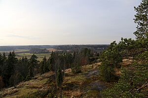 View from Högberget in Sipoonkorpi, 2015