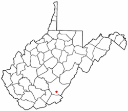 Location of Fairlea, West Virginia