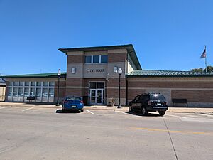 The West Burlington city hall