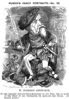 William Harrison Ainsworth caricature