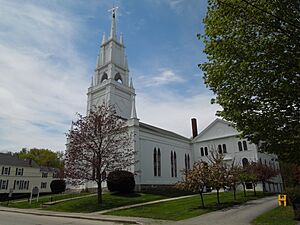 Winter Street Church looking south