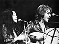 Yoko Ono and John Lennon at John Sinclair Freedom Rally