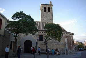 Church of San Vicente in Zarzuela del Monte (Segovia, Spain).