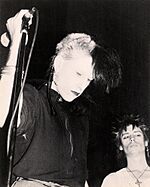 1983 live photo Christian Death Rozz Williams Johnnie Sage
