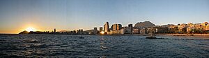 Atardecer Puerto Benidorm (Alicante)