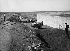 Avalon Dam in 1907