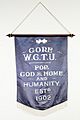 Banner, Gore Women's Christian Temperance Union