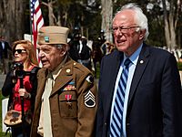 Bernie Sanders at the 2016 Memorial Day Ceremony, Presidio of San Francisco
