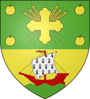 Blason ville fr Clohars-Carnoët (Finistère)