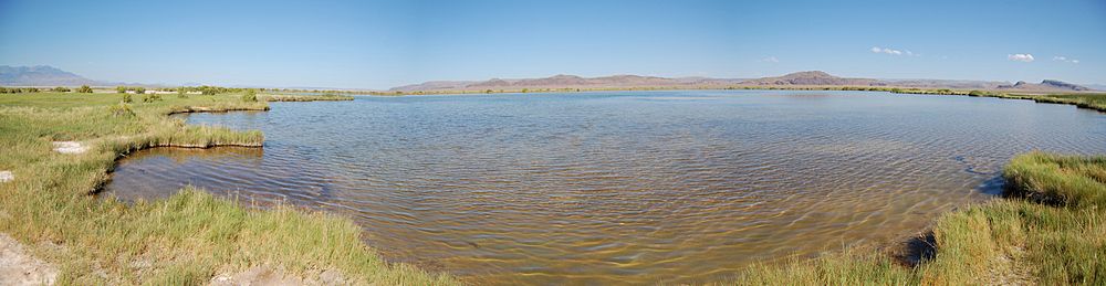 Borax lake panorama