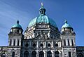British Columbia legislature building roof close up