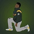 Bruce Maxwell - Kneeling (Art) 2017
