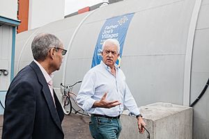 California Gubernatorial Candidate John Cox tours a homeless shelter in San Diego, CA