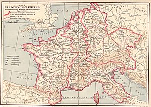 Carolingian Empire map 1895