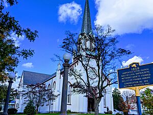 Carpenter Gothic Church & Historic marker 20211031 150550