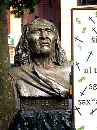 Chief Seattle's bust