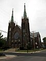Church of Saint John the Evangelist (Columbus, Ohio) - exterior, view from the corner of Newton Street and Ohio Avenue
